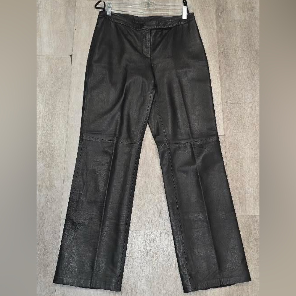 INC International Concepts Black Leather Apparel